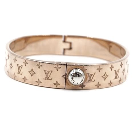 louis vuitton monogram bracelet rose gold|louis vuitton bracelet with gems.